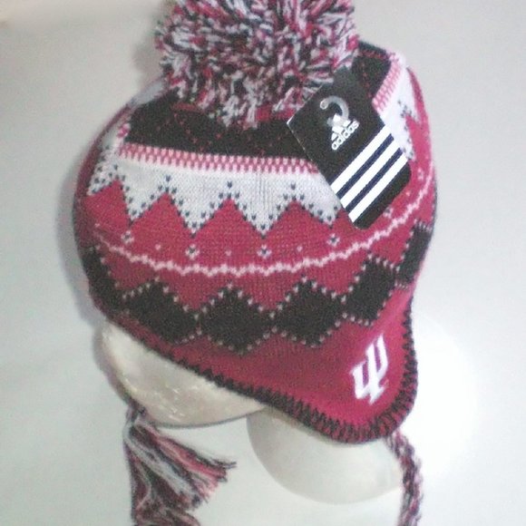 Adidas University of Illinois Knit Pigtail Toque N - Picture 1 of 2